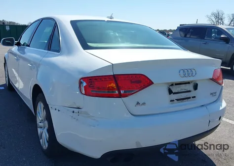 2011 Audi A4 2.0T Premium из США, поврежденный, VIN WAUFFAFL2BA091511